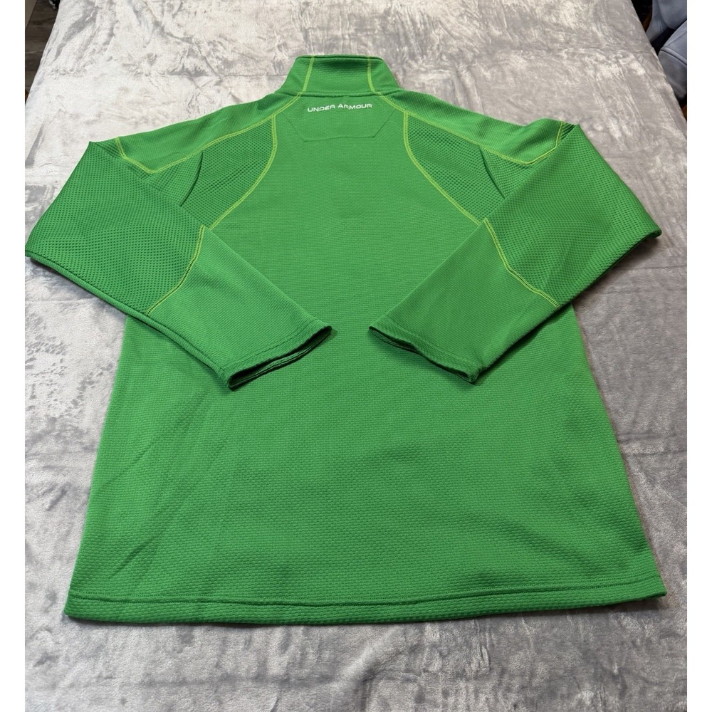 Under Armour Green Mens All Season Gear Performance 1/4 Zip Pullover Men's Large - Picture 5 of 8